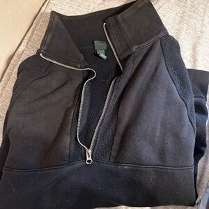 Wild Fable Black Half-Zip Sweatshirt